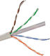 Eurolamp U/UTP Cat.6e (High Speed) Network Cable Ethernet Without Terminated 1m White