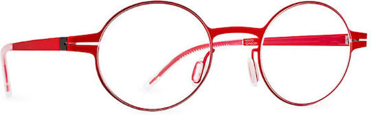 Lool Zoom Children's Metal Eyeglass Frame Orange RD