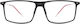 Lool Caplet Plastic Eyeglass Frame Black BKRD