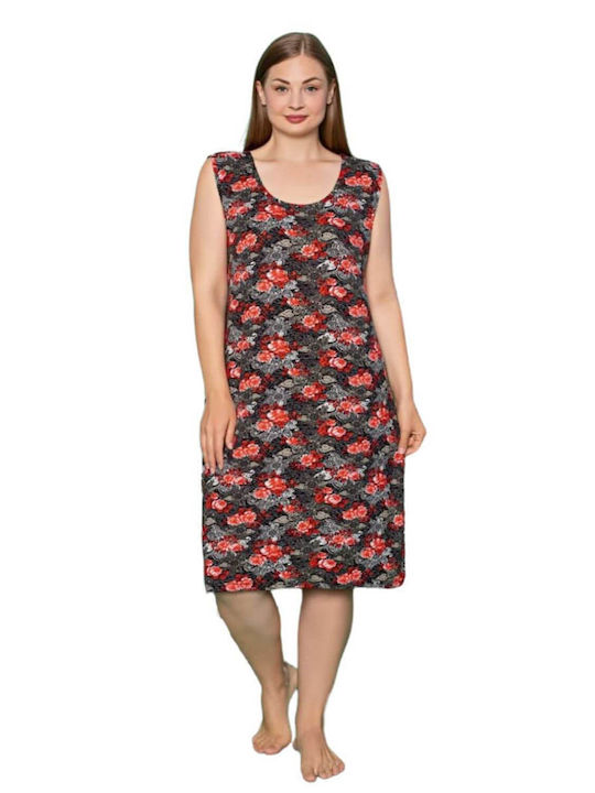 Sleeveless Homewear Nightgown R5063 Multicolor