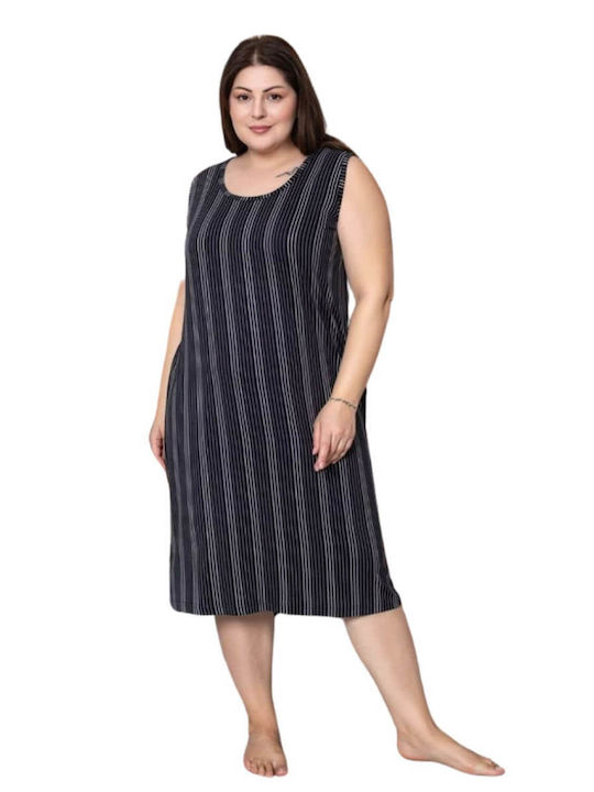 Sleeveless Nightdress Homewear 5192 Black