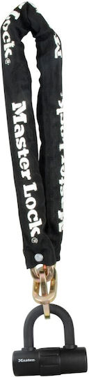 Master Lock 90cm Motorcycle Chain Lock Motorcycle Chain Lock with 10mm Pin in Black