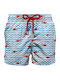 Chervon Shark Costum De Baie Bărbați Pantaloni Scurți Albastru Deschis