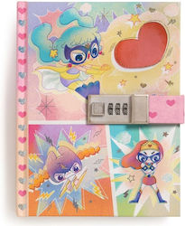 Djeco Παιδικό Σημειωματάριο 44 Φύλλων Ριγέ Ροζ