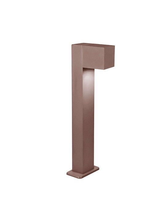 Bot Lighting Outdoor Floor Lamp Small Post 7W for GU10 Light Bulb Base Orange