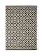 Royal Carpet Χαλί Ορθογώνιο Καλοκαιρινό Ψάθινο Black