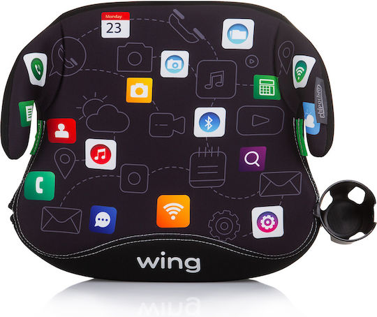 Chipolino Wing Baby Car Seat Booster i-Size with Isofix Black 15-36 kg