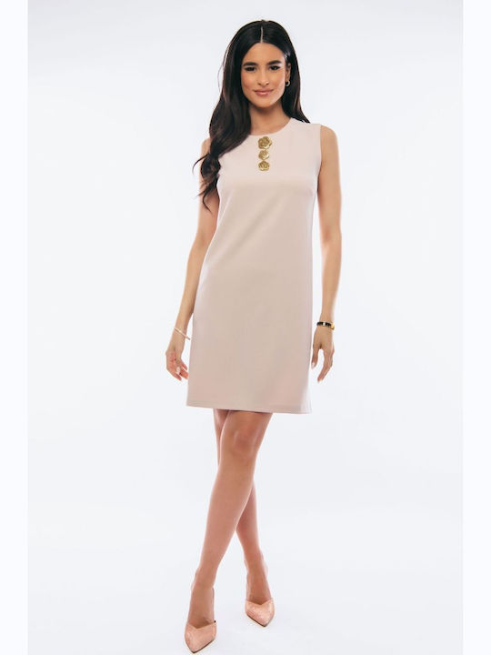 BelleFille Mini Shirt Dress Dress Cream