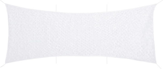 vidaXL Plasă de camuflaj Alb 2.03x6.23m