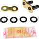 G&b Link Made 520 Atv2 Yfz Cross Enduro Quad Atv Gold