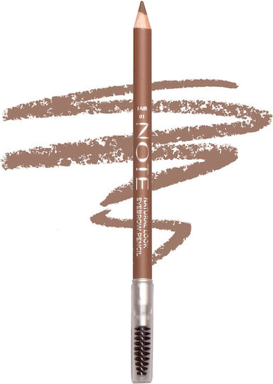 Note Natürlicher Look Wasserdichtes Bleistift für Augenbrauen Nr.1 Hell 1,08 g