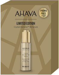 Ahava Limited Edition Crystal Osmoter X6 Комплект за грижа за кожата за Хидратация & Анти-стареене с Серум , Масло за лице & Крем за лице