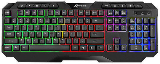 Xtrike Me KB-306 Gaming Πληκτρολόγιο με RGB φωτισμό (Αγγλικό US)