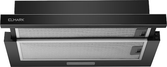 Elmark Sliding Vent Hood 60cm Black