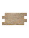 Panouri Decorative 3D Din PVC Cu Adeziv Bej 98x48x0.3cm
