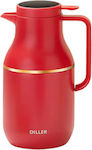 ZF020 Jug Thermos Stainless Steel Red 1.2lt
