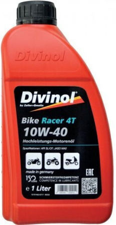 Divinol Bike Motorradöl für Viertaktmotoren 10W-40 1Es