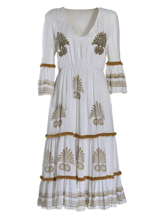Ble Resort Collection Maxi Rochie White
