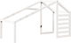 Bed Accessories White 188x82x113cm