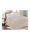 Fleece Blanket Double 200x230cm KYKB-1547 Beige