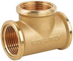 Pipe Tee Brass 1/2" NXTAF414.1.2