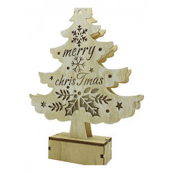 Illuminated Tree with Inscription White Illuminated Tree with Inscription White