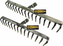 Steel Garden Rake 16 Teeth 460mm