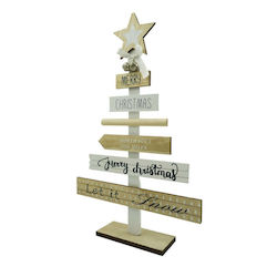 Arbore Decorativ De Crăciun 36cm Alb