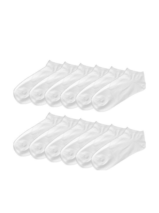 Ustyle Ανδρικές Κάλτσες Λευκές 12Pack