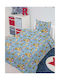 Kinderdecken Einzeln Paw Patrol Hellblau 160x240cm