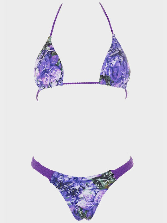 G Secret Set Bikini cu Umplutură Brazilia Floral MOV