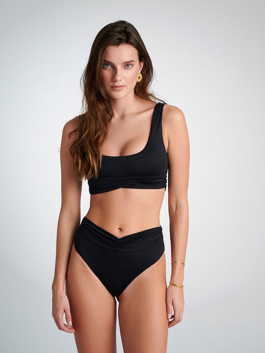 Lingerie Boutique Bikini-Set Hohe Taille BLACK