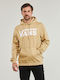 Vans Pullover Ανδρικό Φούτερ Μπεζ