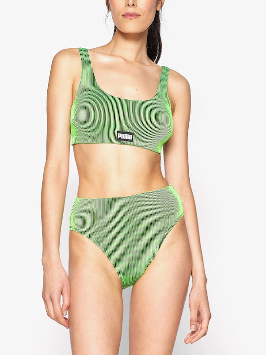 PUMA Bikinioberteile Grün-Schwarz