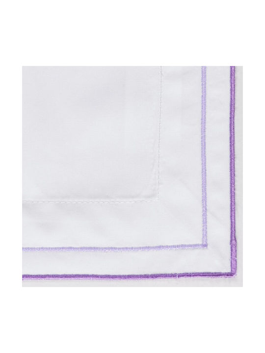 Celso De Lemos Pillowcase with Envelope Cover Lilac 40x40cm.