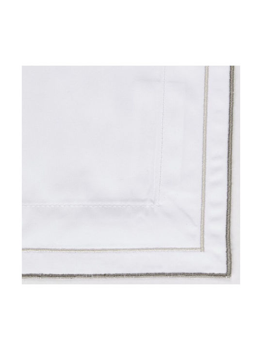 Celso De Lemos Pillowcase with Envelope Cover Beige 50x75cm.