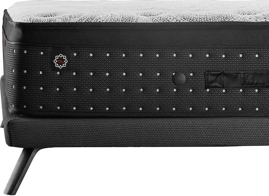 Linea Strom Tower Red Zipper King Size Anatomic Saltea 200x200x29cm cu Suprapozabil