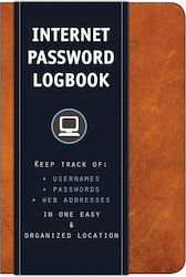 Quarto Group Internet Password Logbook με Λευκές Σελίδες Cognac Leatherette Quarto Group Internet Password Logbook με Λευκές Σελίδες Cognac Leatherette