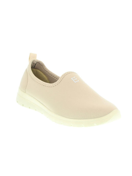 Emanuele Anatomic Women's Slip-Ons Beige