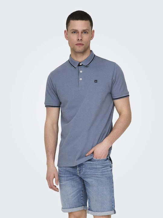 Only & Sons Tricou Polo Gri