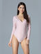 Figl Long Sleeve Bodysuit Pink