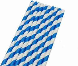 BWB Straws Paper Blue