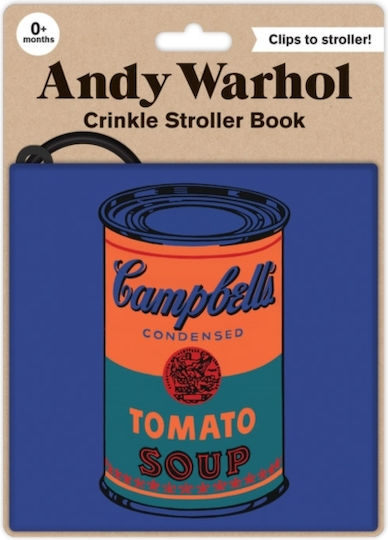 Andy Warhol Crinkle Fabric Stroller Book Galison Novelty Book