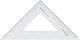 Isomars Geometrisches Dreieck Transparent 25cm