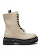 Stiefeletten Damen Beige