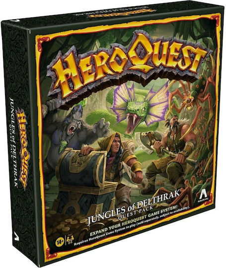 Game Expansion HeroQuest: Jungles of Delthrak Quest Pack for 2-5 Players 14+ Years Old (EN) Hasbro