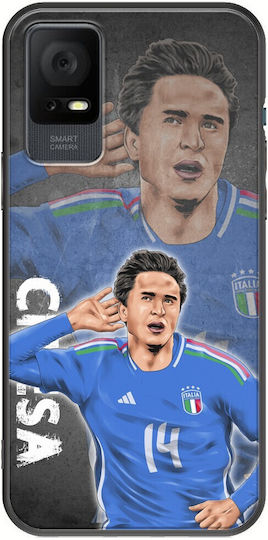 Euro 2024 Federico Chiesa Tcl 408 Schwarz Tpu Schwarzes Silikon