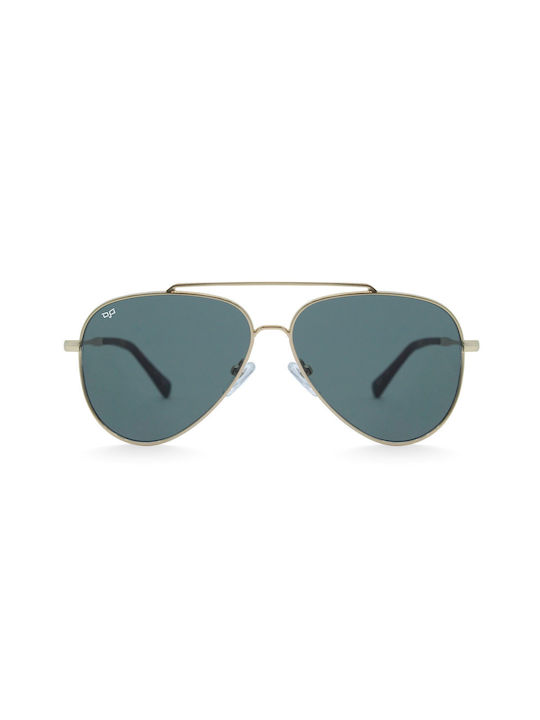 OJO Sunglasses Aviators Oye Unisex Γυαλιά Ηλίου με Χρυσό Μεταλλικό Σκελετό και Γκρι Φακό 12OEV52371