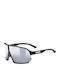 Uvex Sportstyle Unisex Sunglasses with Black Plastic Frame and Silver Mirror Lens S5330582016