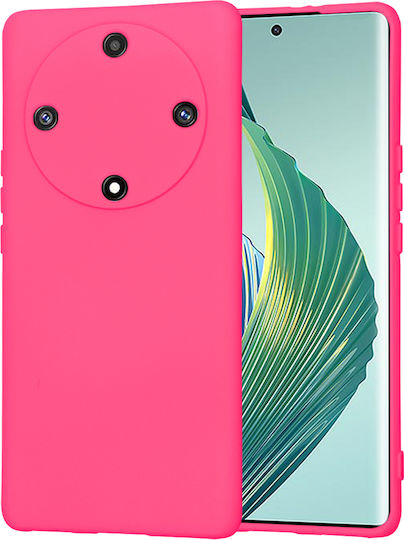 Techsuit Back Cover Σιλικόνης Φούξια (Honor Magic5 Lite)